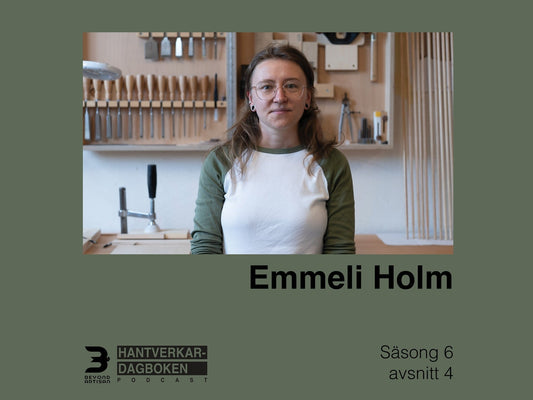 Vigselringar, podden Hantverkardagboken och marknader - Emmeli Holm Metallformgivning