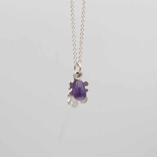 Ametist droppe - Emmeli Holm Metallformgivning