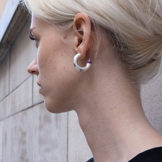 Ametist Hoops - Emmeli Holm Metallformgivning