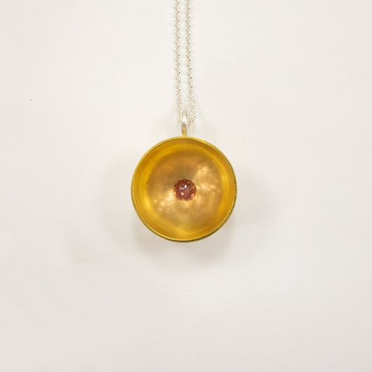 Ringskål, Ametist halsband - Emmeli Holm Metallformgivning