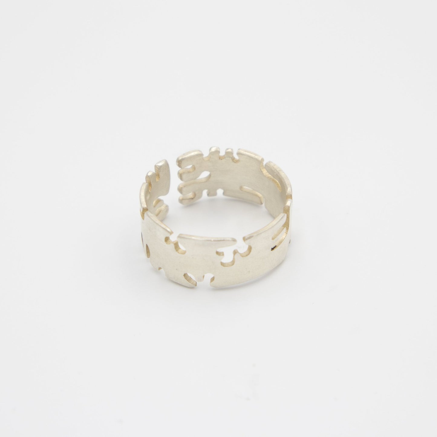 Rötter och rev, öppen ring ⌀ 19 - Emmeli Holm Metallformgivning