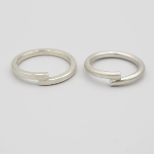 Vigselringar Par 1 - Emmeli Holm Metallformgivning