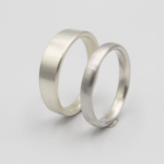 Vigselringar Par 2 - Emmeli Holm Metallformgivning