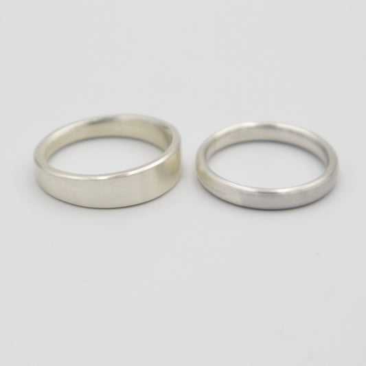 Vigselringar Par 2 - Emmeli Holm Metallformgivning