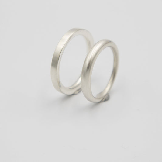 Vigselringar Par 4 - Emmeli Holm Metallformgivning